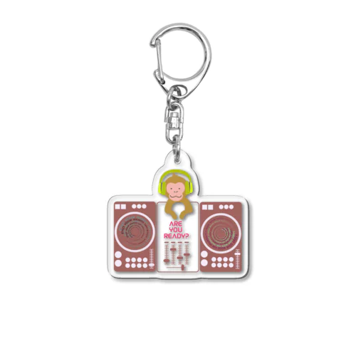 DJ TypeA Acrylic Key Chain