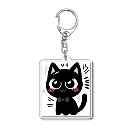 開運黒猫　NIGER  ニゲル Acrylic Key Chain