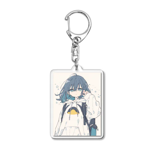 ペンギンパーカーの子 Acrylic Key Chain