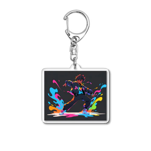 Motion Magic Acrylic Key Chain