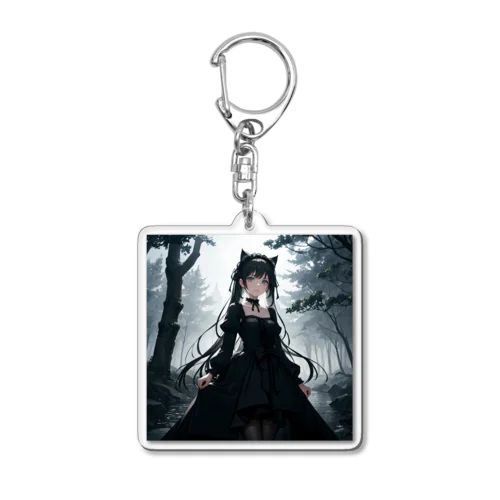 Darkly Darling Gothic Acrylic Key Chain