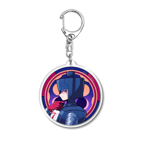 【No.6】カジノチップ風アクリルキーホルダー Acrylic Key Chain