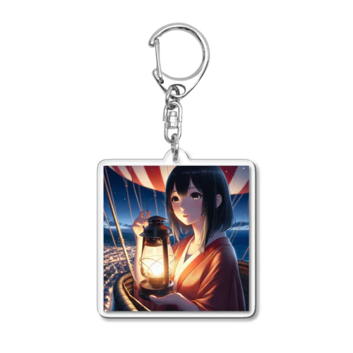 夜間飛行 Acrylic Key Chain