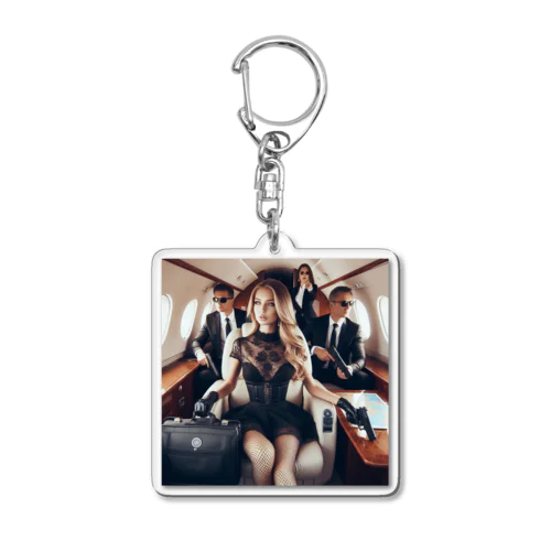 女BOSS Acrylic Key Chain