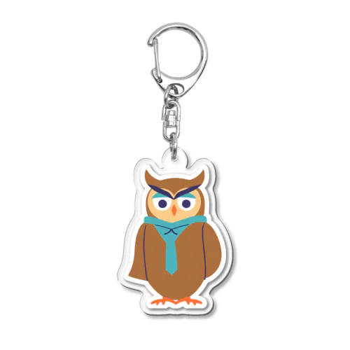 フクロウ教師 Acrylic Key Chain