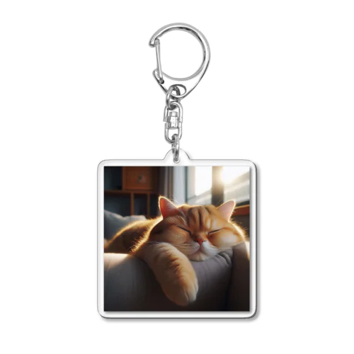 ほっこり猫 Acrylic Key Chain