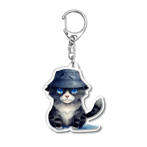 バケハ猫 Acrylic Key Chain