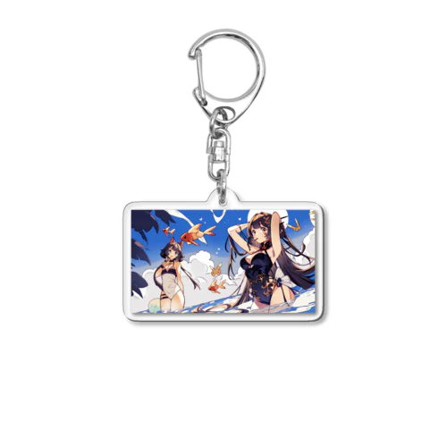 サマーバケーション Acrylic Key Chain