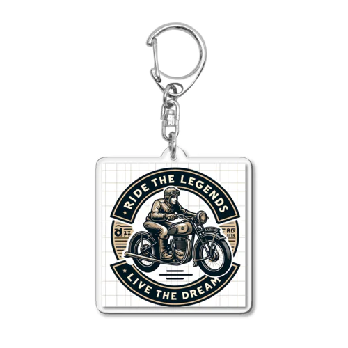 Ride the legends  Acrylic Key Chain