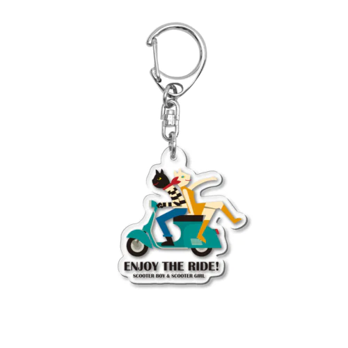 SCOOTER DATE Acrylic Key Chain