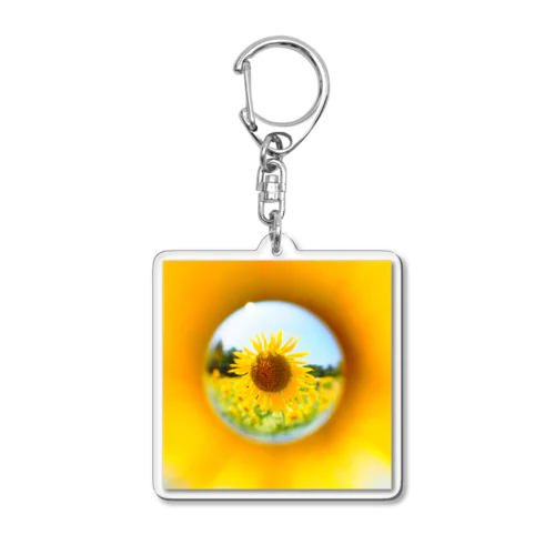 soratama-sunflower Acrylic Key Chain