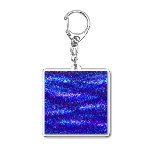 Wave back Acrylic Key Chain