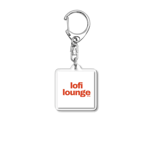Lofi Lounge 赤 アクリルキーホルダー