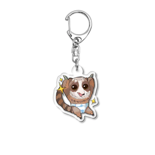 ががまる Acrylic Key Chain