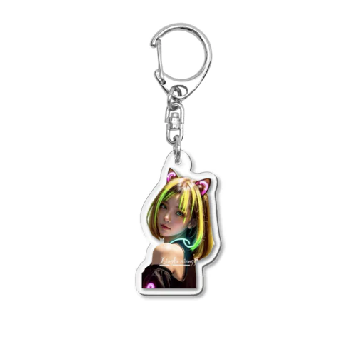 woman No2 Acrylic Key Chain