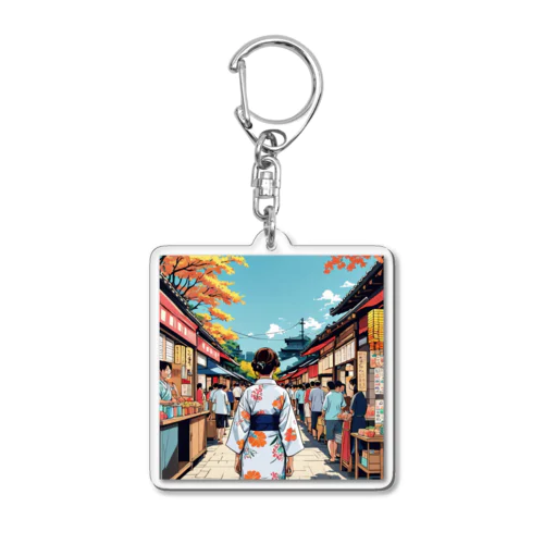 浴衣 Acrylic Key Chain