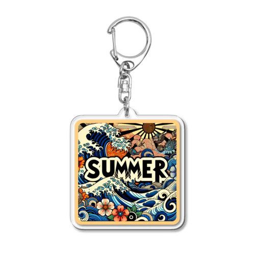 浮世絵SUMMER_No.3 Acrylic Key Chain