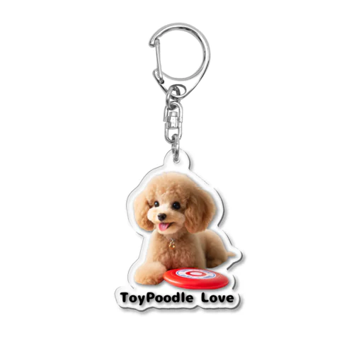 トイープードル 02 Acrylic Key Chain