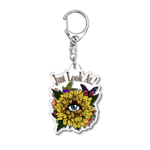 just look at...! Acrylic Key Chain