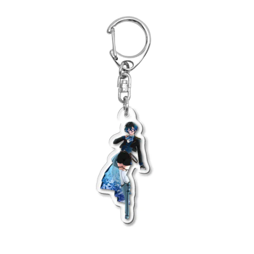 Ｍの字美少年立ち絵グッズ Acrylic Key Chain