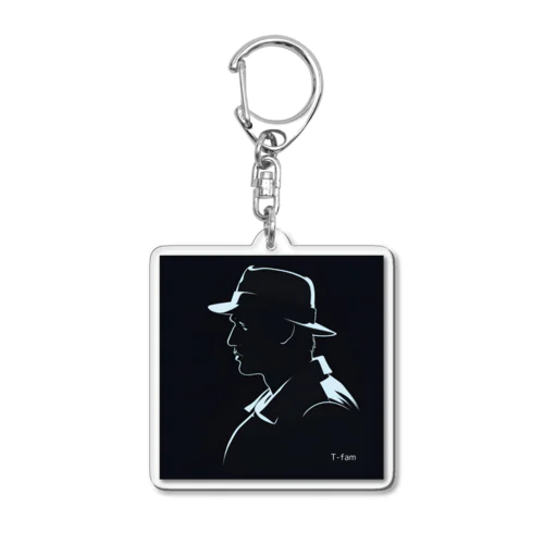 SilhouetteStrength Acrylic Key Chain