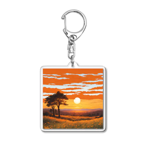 夕焼け空 Acrylic Key Chain