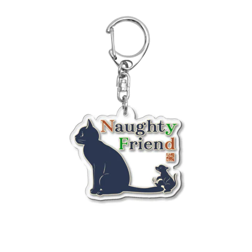 Naughty Friend Acrylic Key Chain