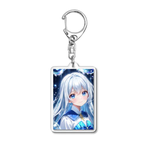 💎宝石のような青い瞳が愛らしい超絶美少女💎 Acrylic Key Chain