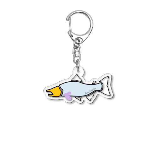 サーモン×イエローヘッド Acrylic Key Chain