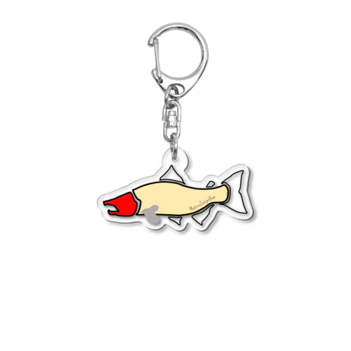 サーモン×レッドヘッド Acrylic Key Chain