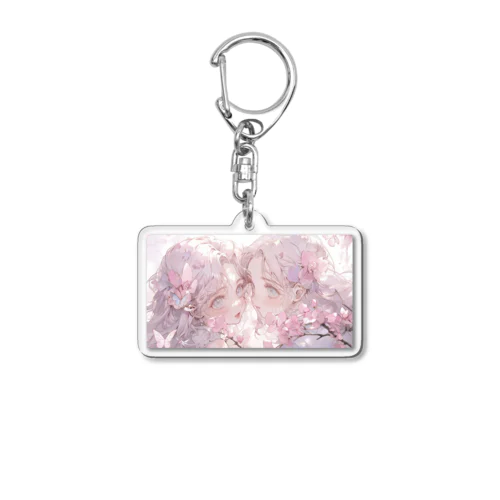 かわいいツインズ Acrylic Key Chain