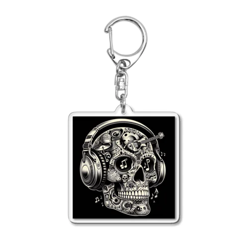 SKULL013 Acrylic Key Chain