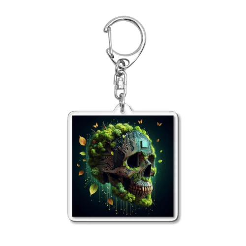 SKULL031 Acrylic Key Chain