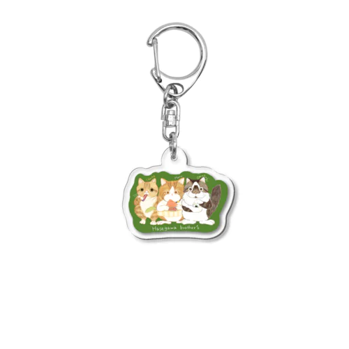 長谷川ブラザーズ Acrylic Key Chain