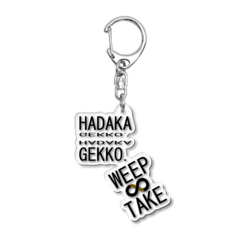 ビッグWEEP＆TAKEロゴ 2 Acrylic Key Chain