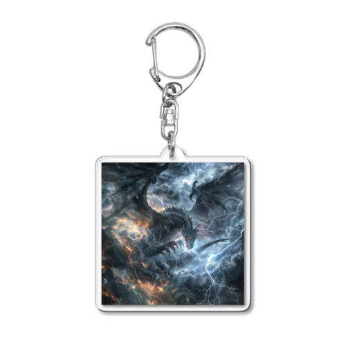 雷雲のドラゴン Acrylic Key Chain