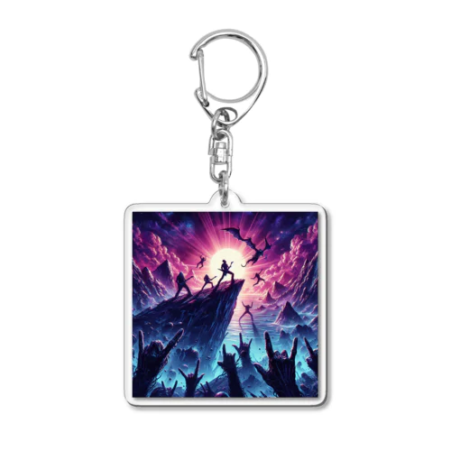 Whisper of the dark Acrylic Key Chain