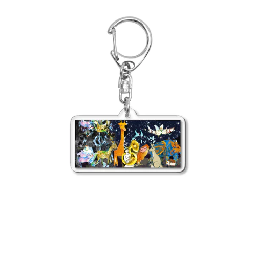 生きてるものの行進  夜 Acrylic Key Chain