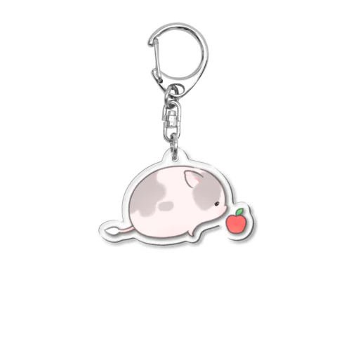 リンゴとしらたまちゃん Acrylic Key Chain