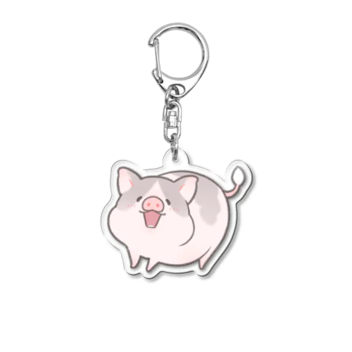 笑顔のしらたまちゃん Acrylic Key Chain