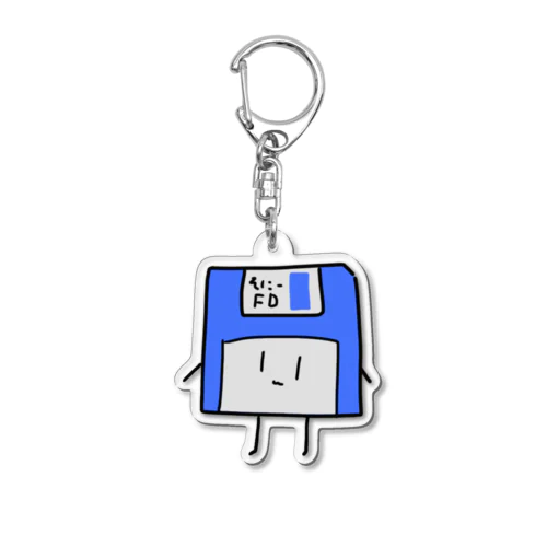 記憶媒体sアクキー(フロッピーディスク) Acrylic Key Chain