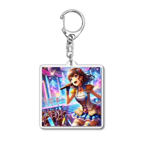 ステージに立つアイドル Acrylic Key Chain