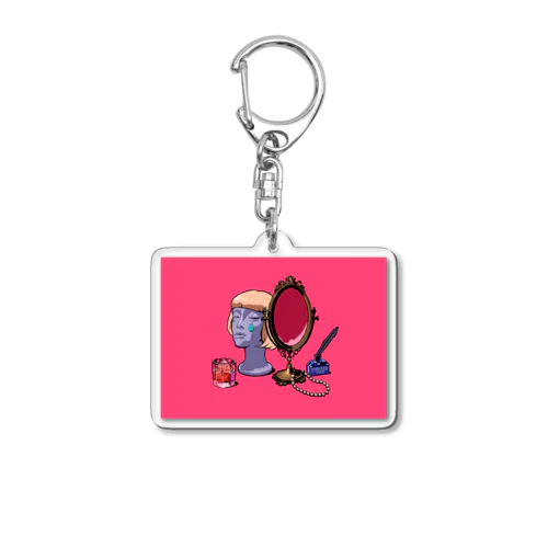 A Life of A City Girl Acrylic Key Chain