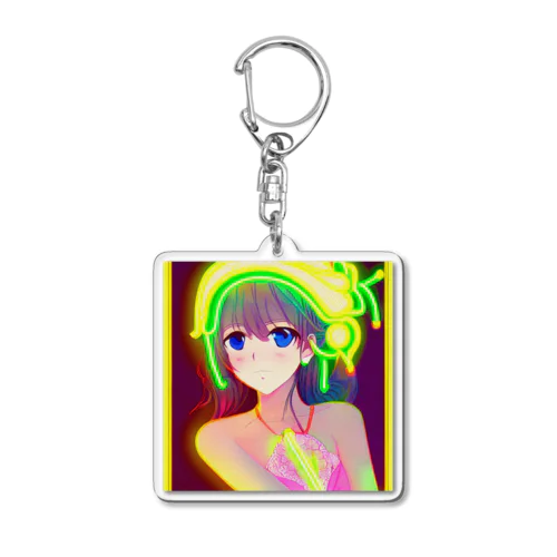 正統派美少女★きゅぴきゅぴガール Acrylic Key Chain