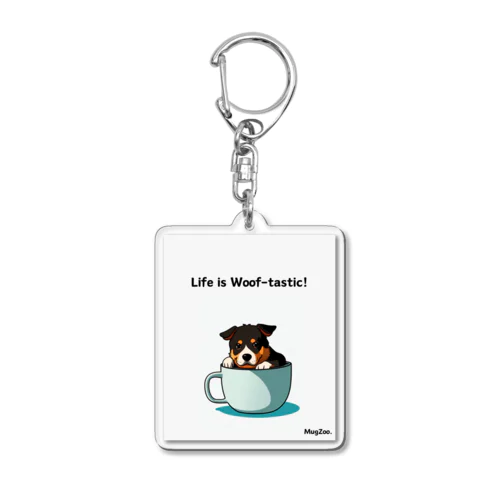 【MugZoo】シリーズ #03 ワンちゃん Acrylic Key Chain