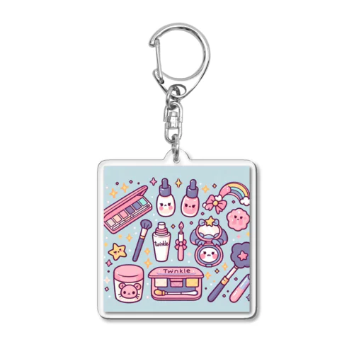 化粧品　かわいい Acrylic Key Chain