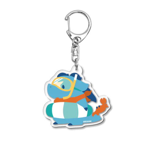 バカンスドラゴン Acrylic Key Chain