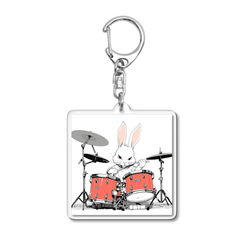 ドラムラビット Acrylic Key Chain