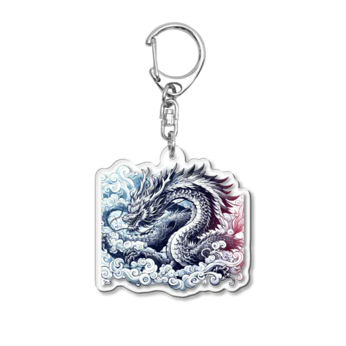 伝説の生物シリーズ龍1 Acrylic Key Chain