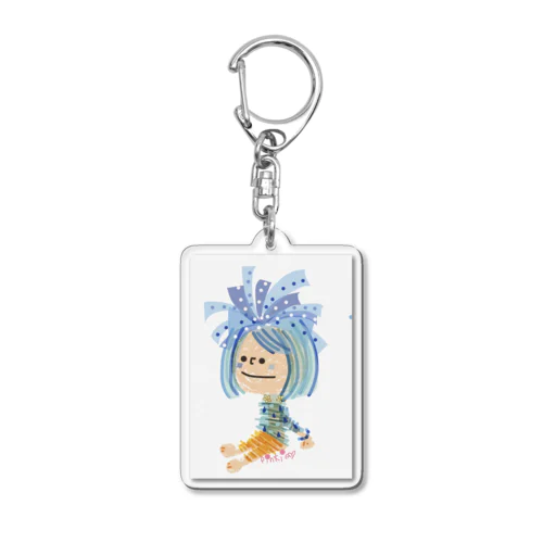 あおぞらリボンちゃん Acrylic Key Chain